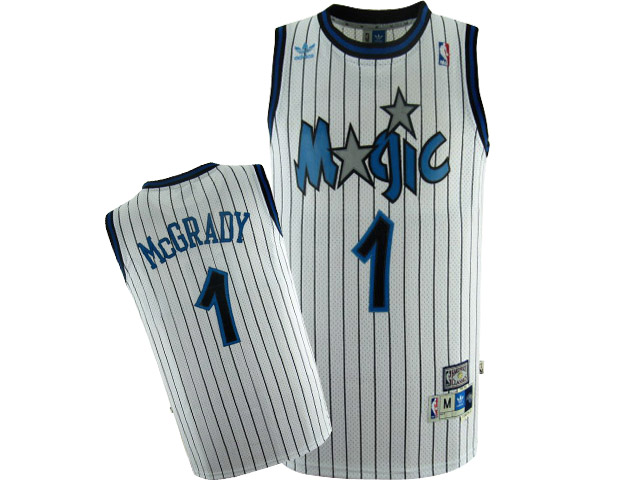 high quality Orlando Magic Tracy 1 McGrady Retro Swingman Home Adidas Jersey